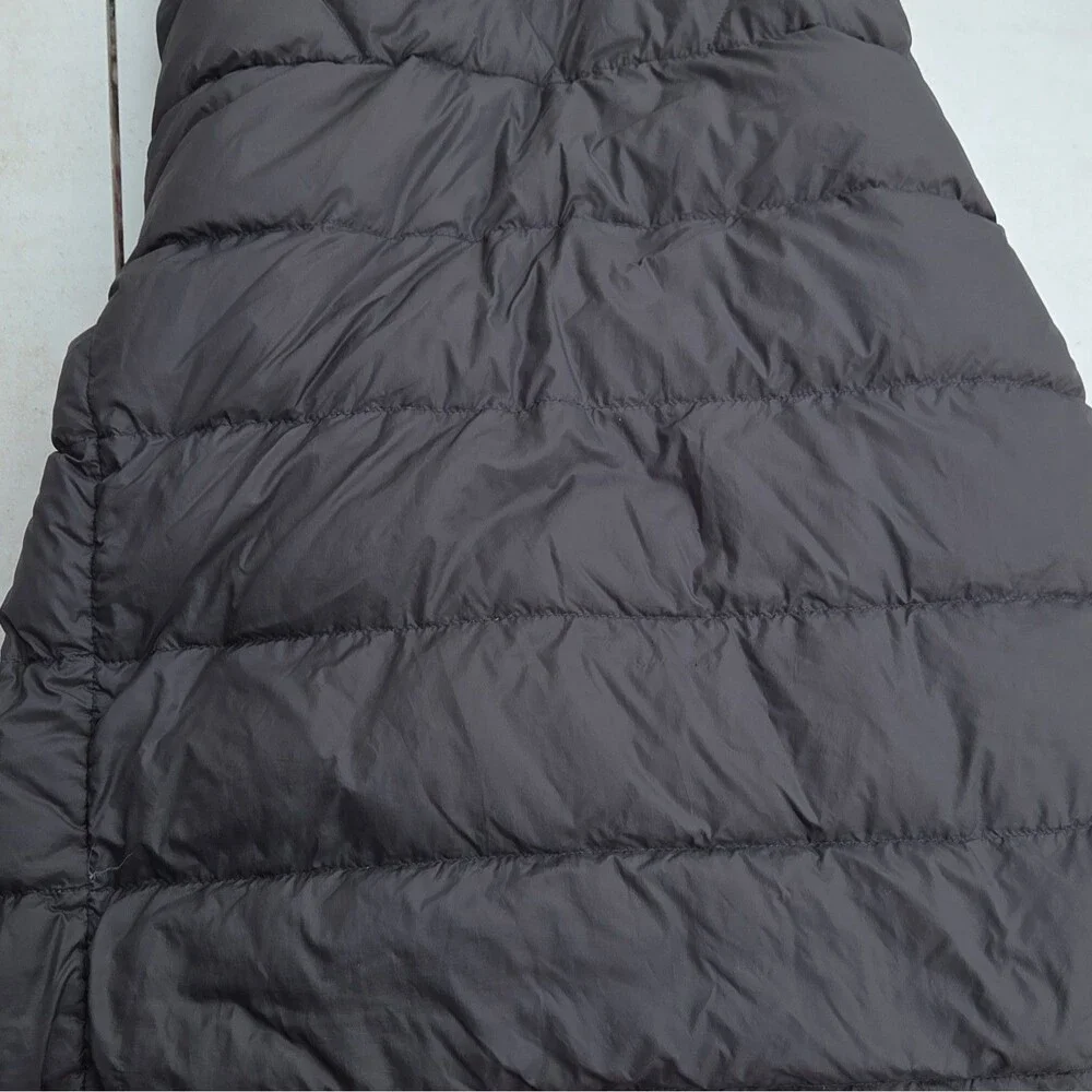 Nautica Men's Gray Quilted Hooded Full Zip Puffer Jacket Size M